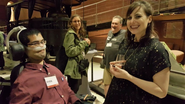 Me with Meagan Marie the Senior Community Manager at Crystal Dynamics