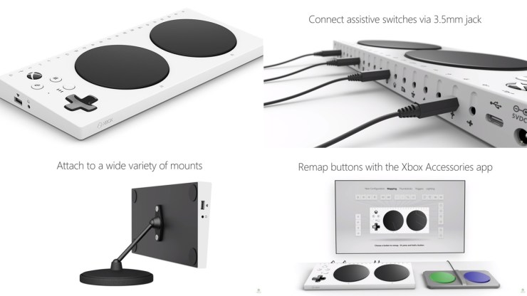 Graphic about the Xbox Adaptive Controller