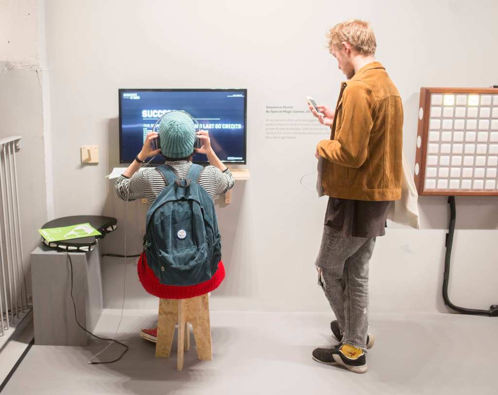 Gamer playing Sequence Storm wearing headphones
Pictures credited to Alison Baskerville / BOM