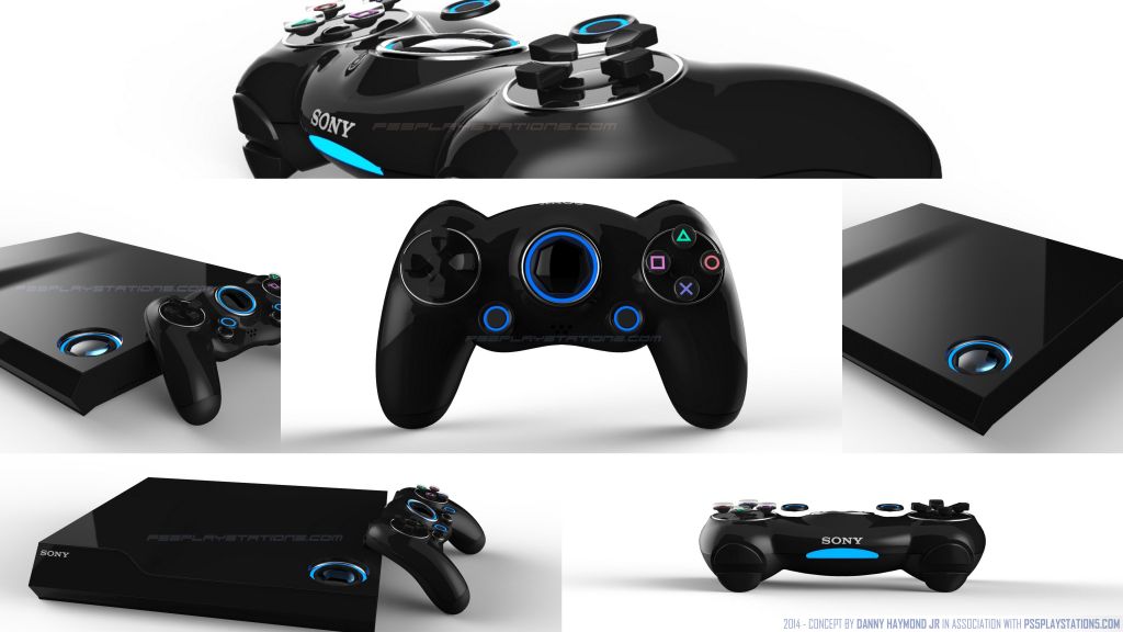 Mock-up image of the PS5 controller